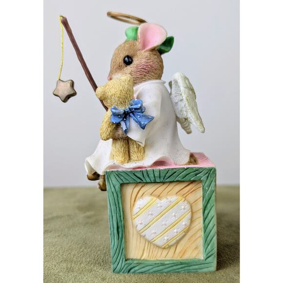 1996 Mouse Tales Hillman Angels We Have Heard on High Christmas Figurine Enesco - Picture 3 of 10